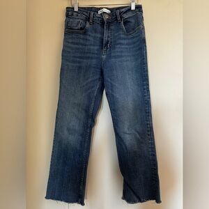 Frayed Classic Blue Women's  Jeans